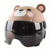 Casco de Montar para Niño Ajustable Apariencia Adorable Ultraligero Absorbente de Impactos ABS Casco de Seguridad para Patineta Bici de Niño para Niño