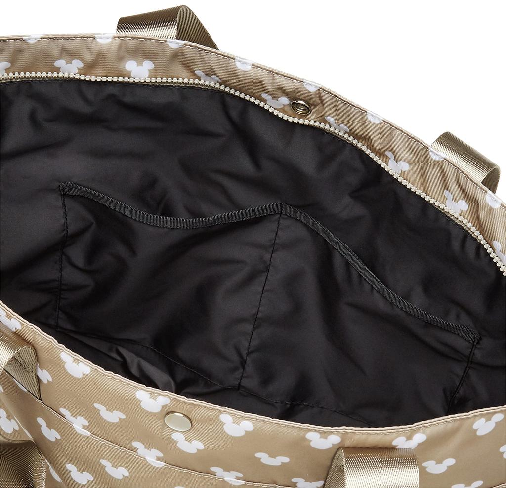 Tote Bag DCOC Big Tote with Top Zipper Beige [Disney/Coco]