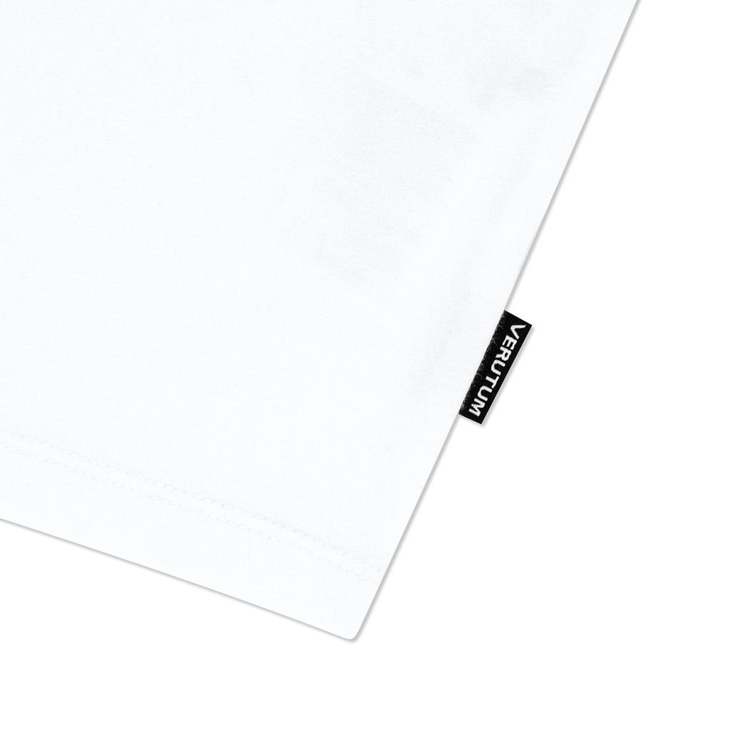 VERUTUM Ivy League Slim Crop T-Shirt White