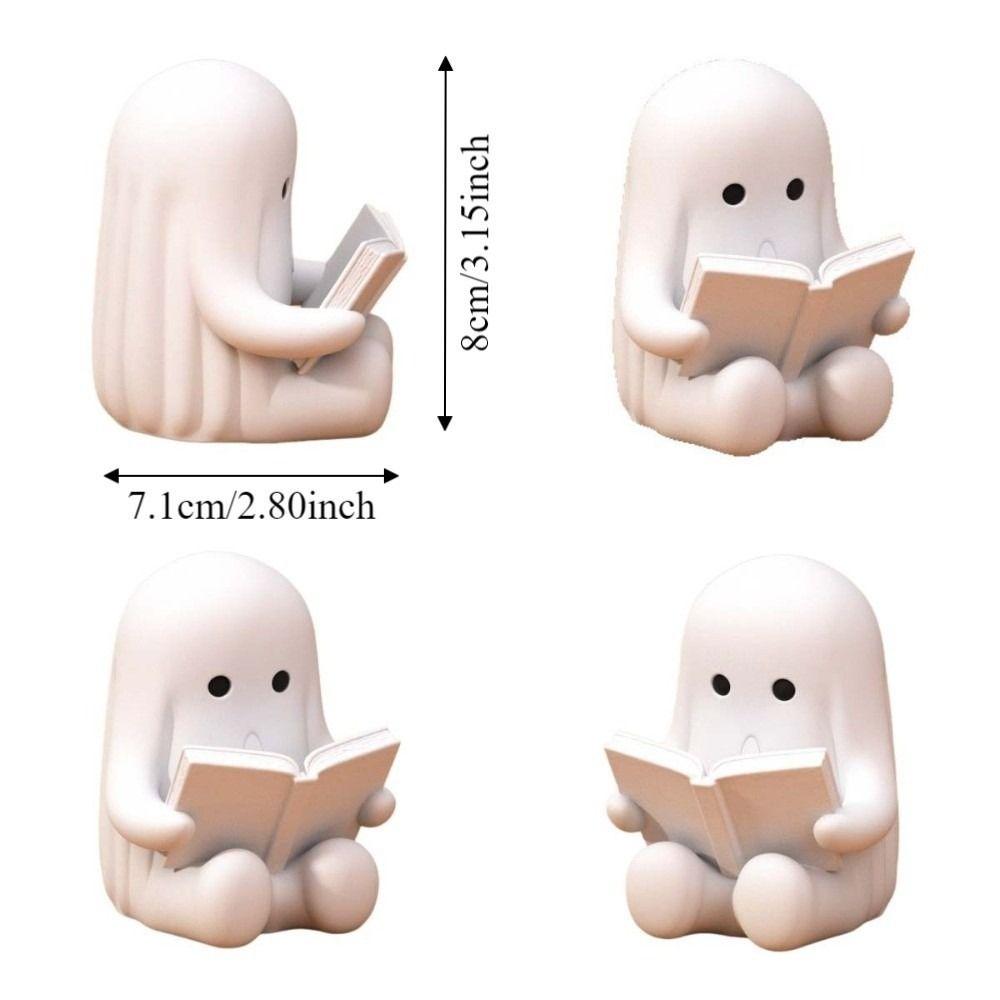 Statues Crafts Cute Ghost Ornament Collectible Desktop Figurine Bedroom Office