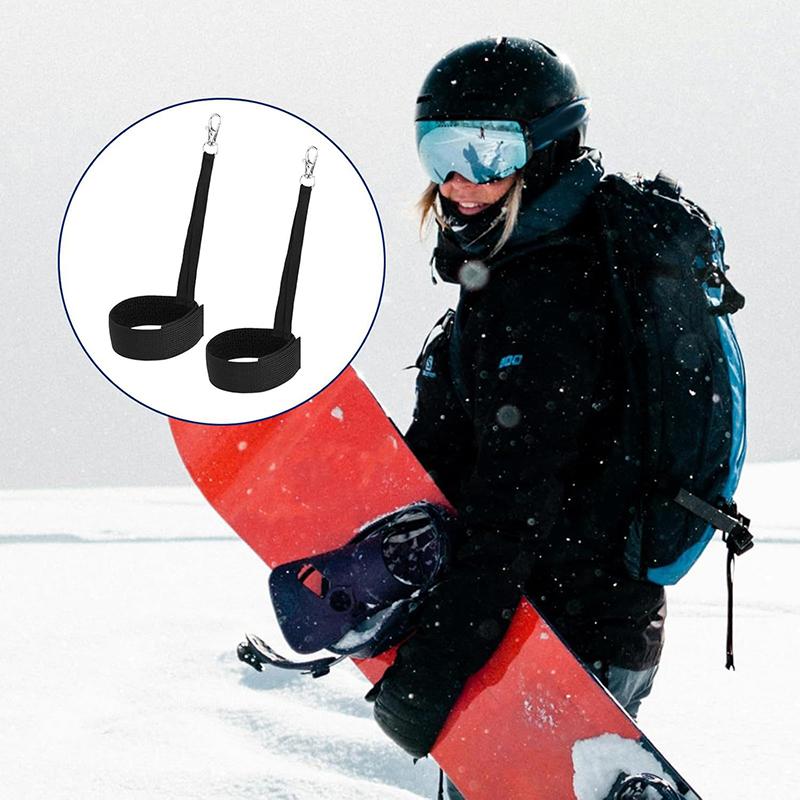 New 4Pc Elastic Ski Glove Wrist Strap Glove Holder Anti-loss Wrist Straps For Outdoor Snowboard Skis Mountaineering Sport Straps