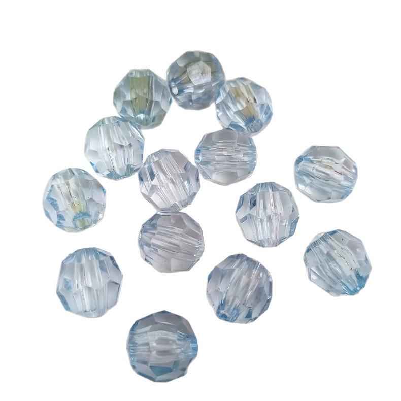 10MM Transparent Acrylic Corner Beads: DIY Handmade Curtain Ornaments, Imitation Crystal and Colored Loose Beading Materials