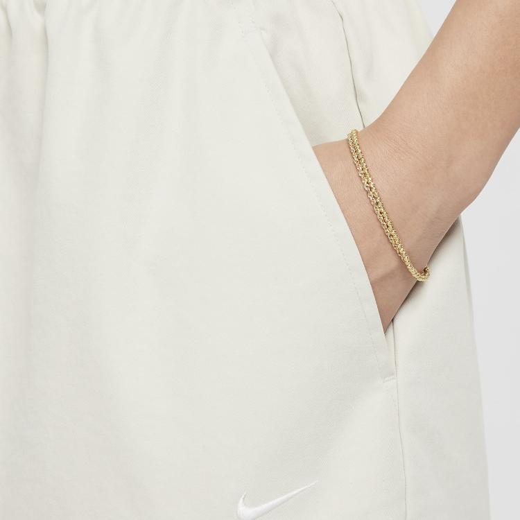 Nike Knitted Sports Pants Comfortable Soft Versatile Unisex Bottoms Light-Bone White FZ5554072