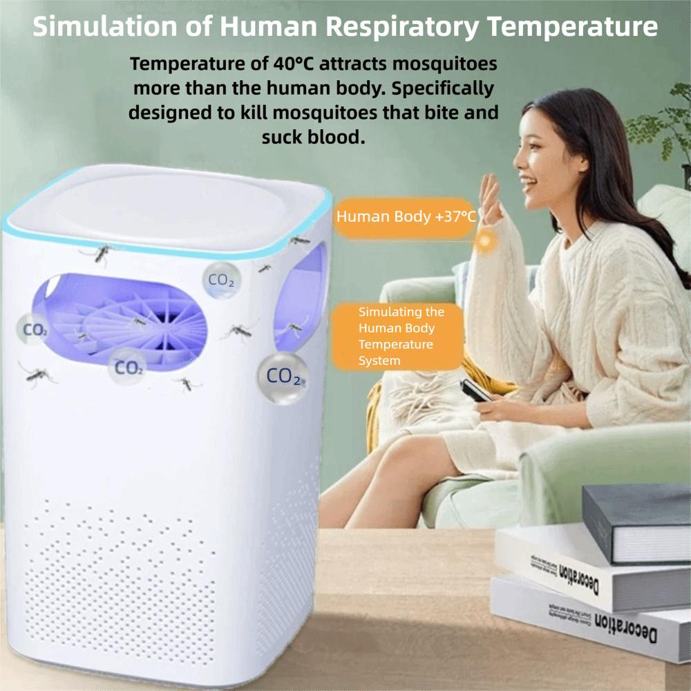 LED Light Mosquito Trap Lamp Silent Pest Catcher Insect Trap Lamp Mosquito Killer Lamp  Household