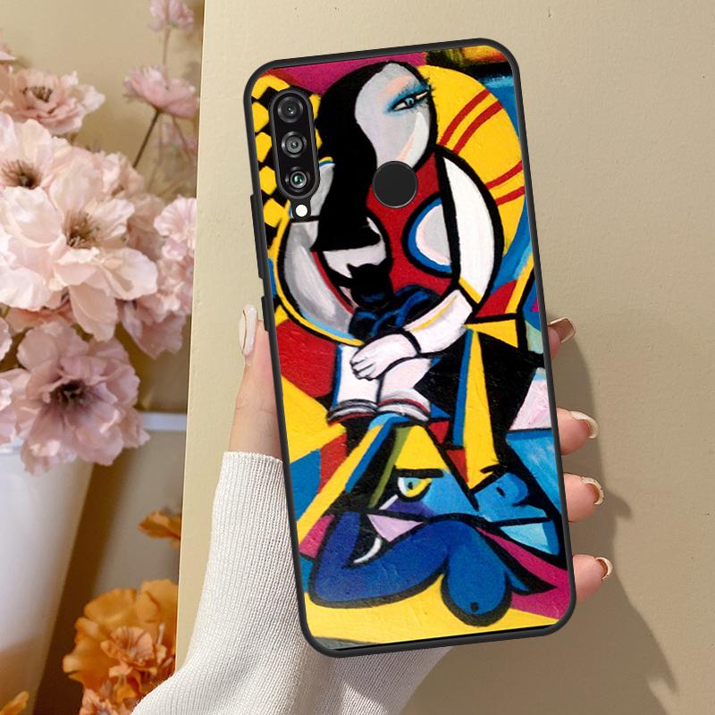 Picasso Abstract Art Painting For Huawei Nova 11 Pro 9 10 SE Y70 Y60 Y90 Y61 Y91 Y73 Y72 12s 12i 11i 8i P30 P40 Lite Case