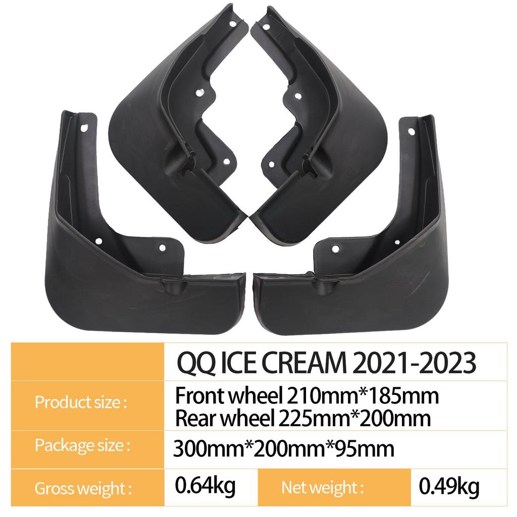 Chery QQ Ice Cream 2021-2023 Automotive Tire Mudguard