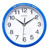 Simple and Fashionable Wall Clock, Radio-controlled, for Home and Kitchen Use, No Ticking, Reinforced Water-resistant, Home Clock (blue)
