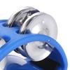 Foot Tambourine Percussion with Jingle Bell Tambourine Musical Percussion Instruments for Guitar Drum Blue