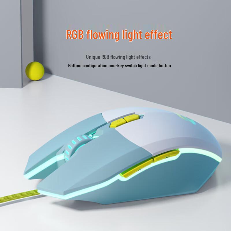 Dareu Challenger EM910 RGB Lightweight Wired Gaming Mouse