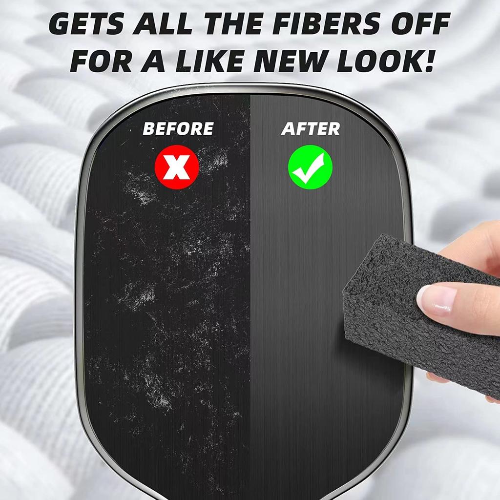 Paddle Eraser Carbon Fiber Pickleball Racket Cleaner Safe Paddle Dirt Remover Tools Scratches Cleaner Eraser
