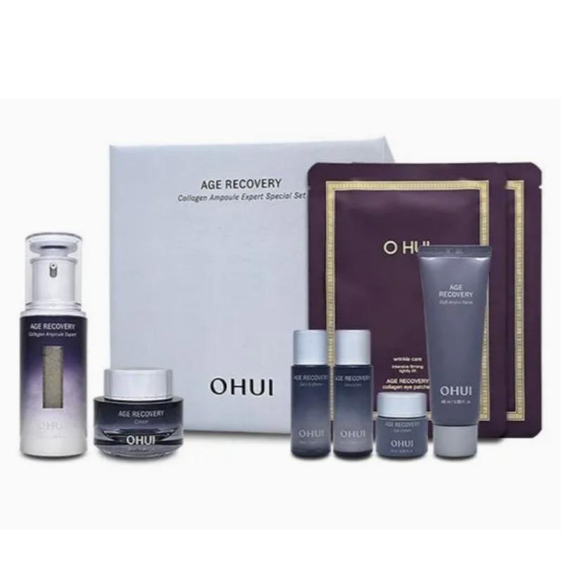 O HUI Age Recovery Collagen Ampoule Expert Special Set 7 Items Korea Beauty