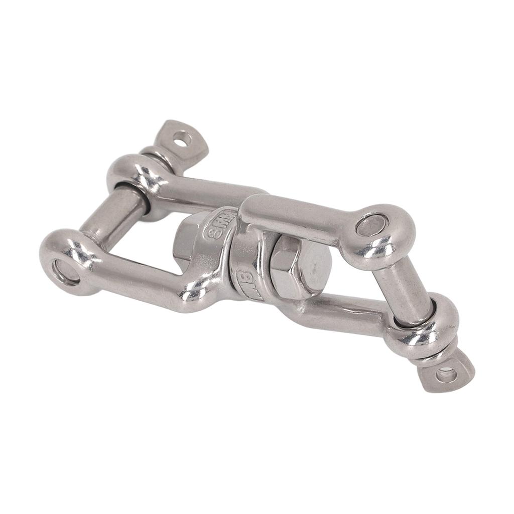 304 Stainless Steel Double Jaw Shackle Rustproof Universal Jaw Anchor Connector for Hardware