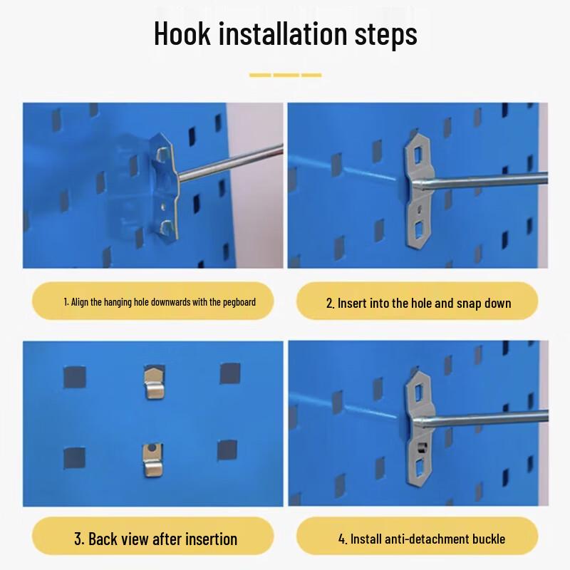 Runhong 50mm Single Slanted Tool Hook