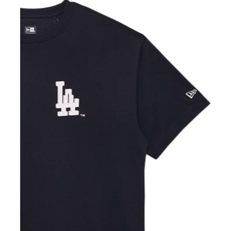 New Era FW23 MLB Digital Player Series Los Angeles Dodgers Cartoon Game Print Short Sleeve T-Shirt Unisex T-Shirt Black 14112254