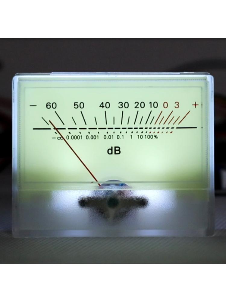 Mic VU Meter de înaltă precizie DB Level Meter fiting pentru studio de înregistrare Home Audio Car Audio Transformation Plastic