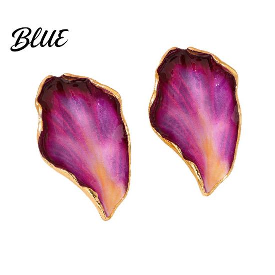 Timeless High-end Texture Earrings 1 Pair Women Multi-Layer Fired Colorful