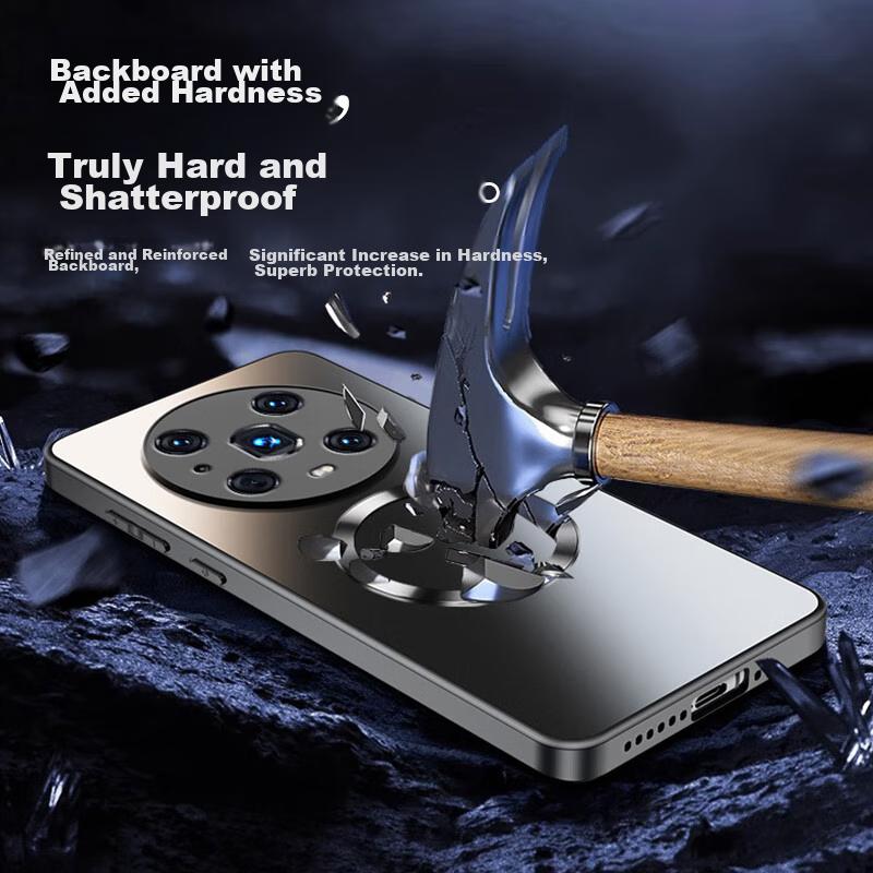 Custodia per Telefono per Honor Magic4 Pro, Cover Protettiva per Magic4 Pro con Ricarica Magnetica, Custodia Ultra-Sottile Satinata a Protezione Totale Anti-Caduta, Blu Zaffiro
