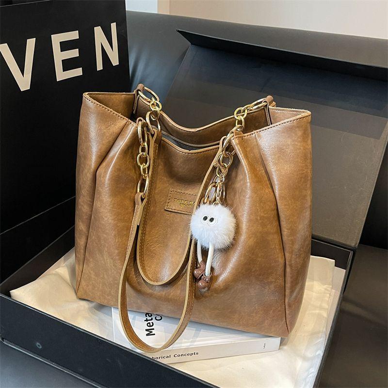 Wholesale large-capacity tote bag women's 2025 new messenger bag college student class commuter bag shoulder tote bag