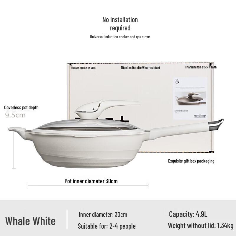 SOWOOD Non-Stick Micro-Pressure Wok