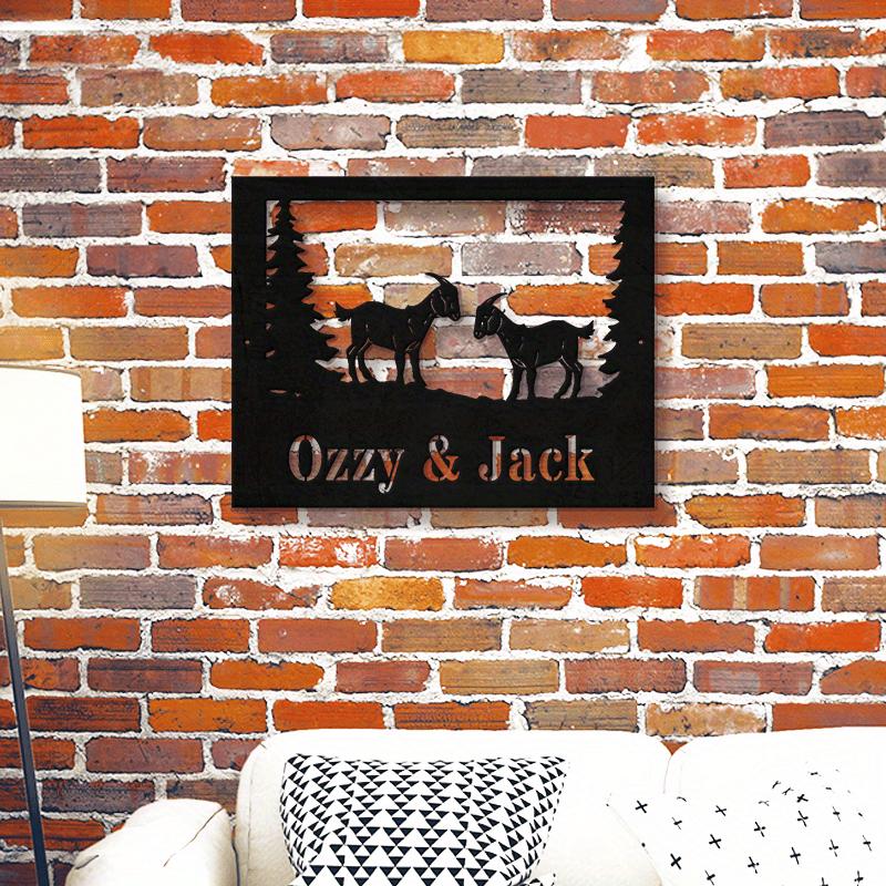 Dwarf Goat Farm Metal Sign Wall Art Decor Farmhouse Gift