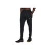 Nike Logo Print Cuffed Straight Leg Sports Pants Men Bottoms Black 925617-010
