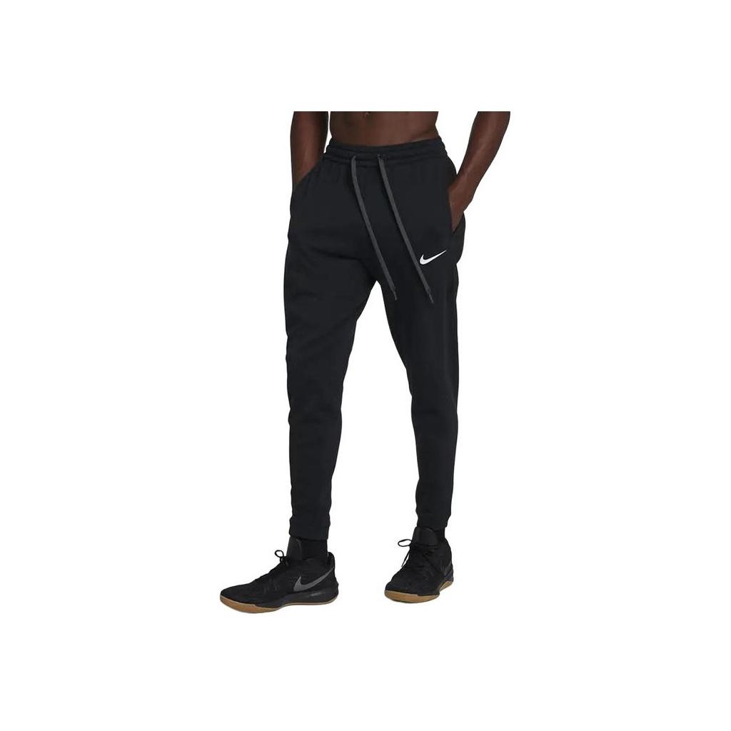 Nike Logo Print Cuffed Straight Leg Sports Pants Men Bottoms Black 925617-010