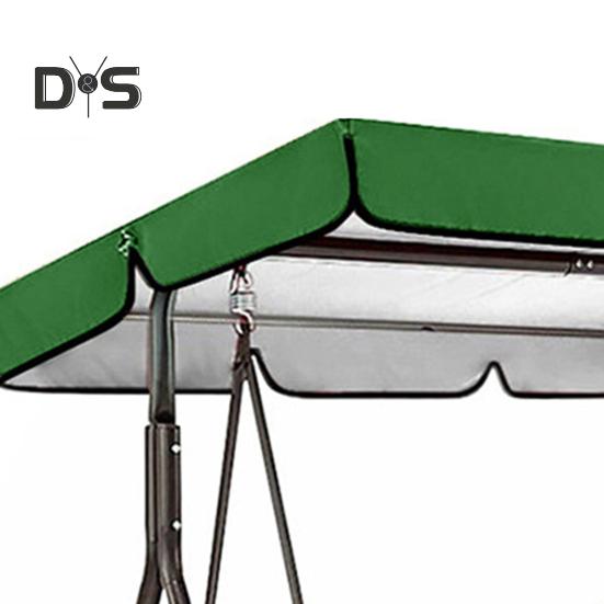 Baldachin de înlocuire pentru leagăn, rezistent la apă, anti-UV, 2-3 locuri, capac superior pentru leagăn, pentru grădină, verandă, terasa, leagăn, umbrire pentru soare