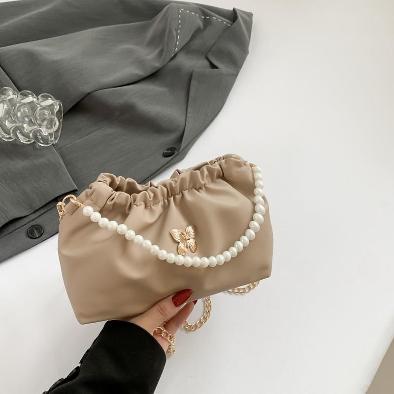 Stylish Individualistic Trendy One Shoulder Bucket Bag For Women With Soft Pu Material