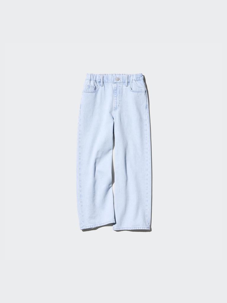 Uniqlo Japonské široké rovné džíny