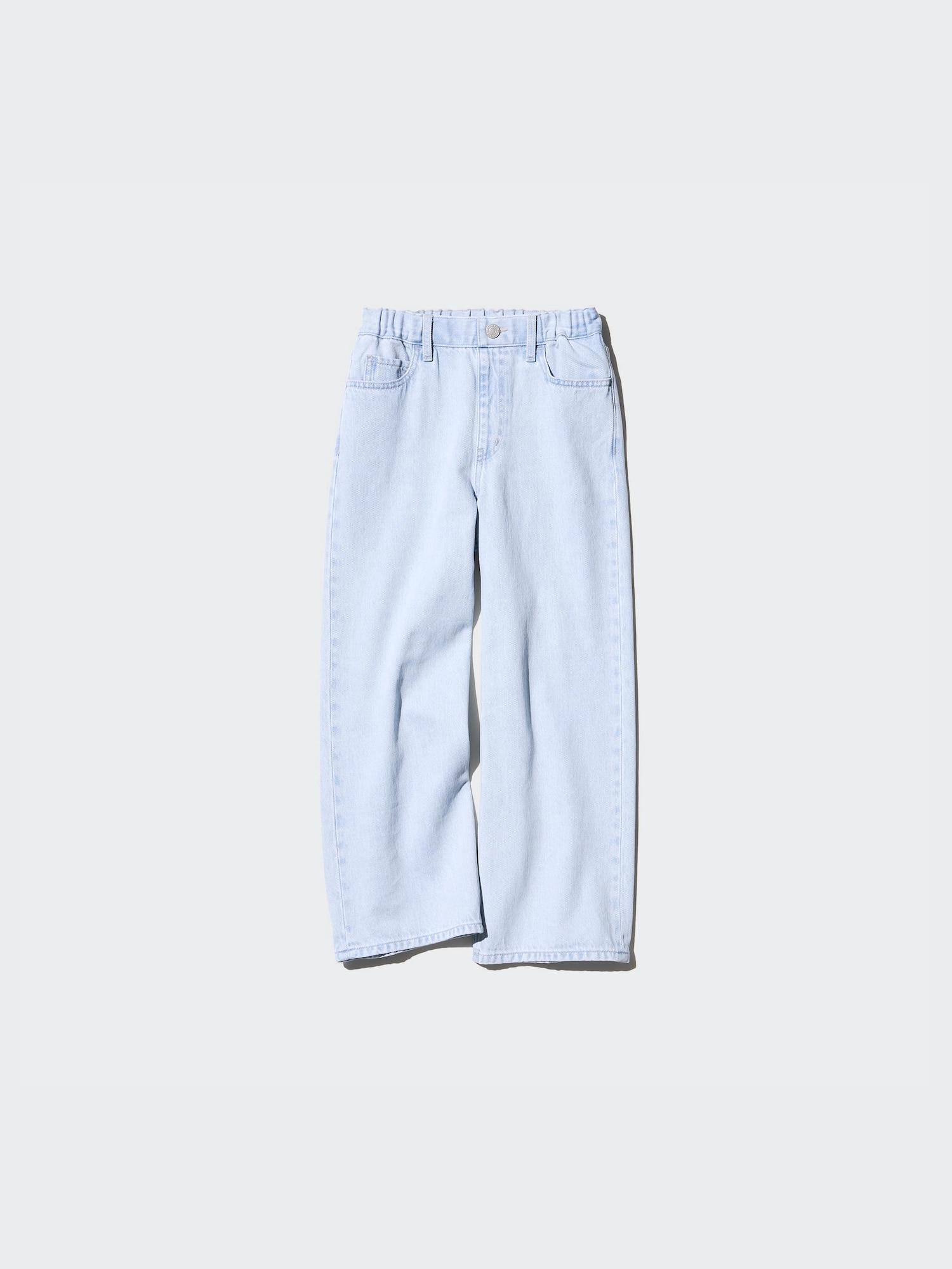 

Uniqlo Japan Широкие прямые джинсы 62 BLUE/120