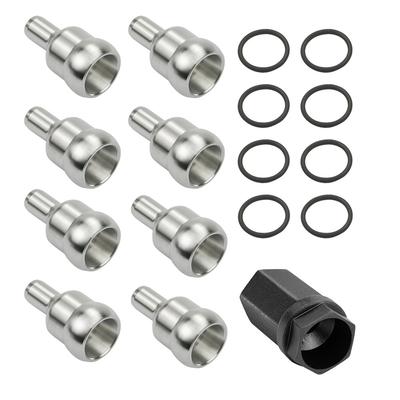 High Pressure Oil Rail Ball Tube Repair Kit with Tool & O-rings for Ford 6.0L Diesel Engine Car Repair Tools