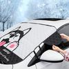Auto Windschutzscheiben-Hitzeschutzabdeckung Auto Frontscheiben-Frostdecke Schneeschutz für SUV-LKW Winter Autozubehör