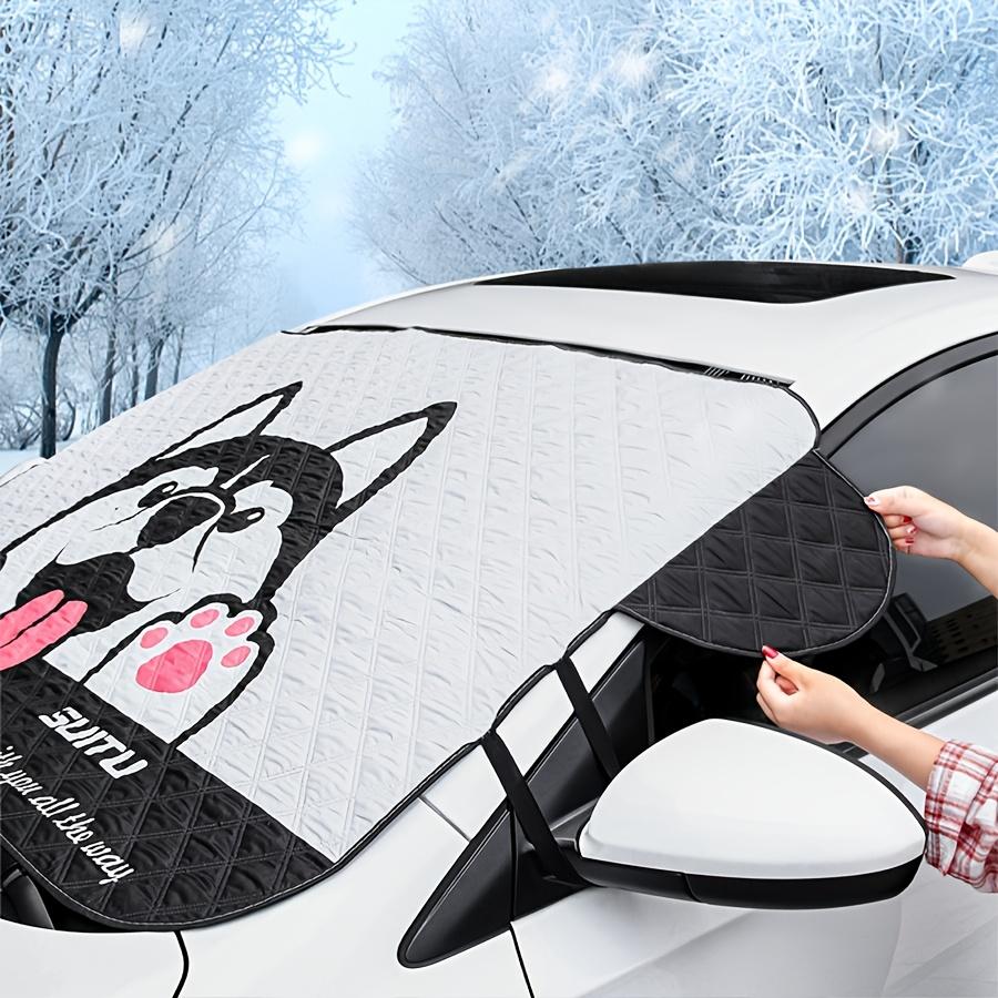 Auto Windschutzscheiben-Hitzeschutzabdeckung Auto Frontscheiben-Frostdecke Schneeschutz für SUV-LKW Winter Autozubehör