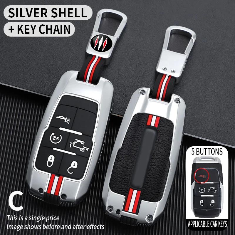 Zinklegering Auto Sleutelhoes Afstandsbediening Sleutelhangers Accessoires Voor Dodge Ram 1500 2500 3500 4500 5500 Pick-up