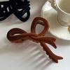 Soft Ribbon Bowknot Hair Clip for Women and Girls Fashionable and Versatile  Headwear Crab Hair Clips Hair Accessory