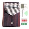 Hluru Kalimba 17Key Professional 21 Key Thumb Piano Rosewood Acacia Walnut Finger Piano Mbira For Beginner