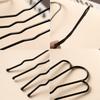 Black Metal U Shape Hair Fork Women Hair Stick Hair Combs Bun Hairpin Clip Hairstyling Tool Girls Hair Accessories Protect Scalp