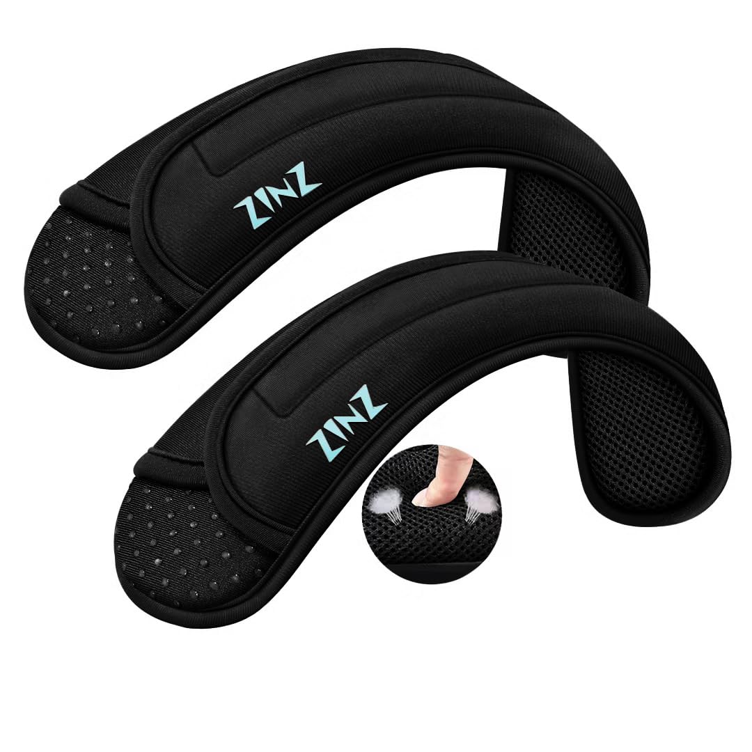 

Универсальная накладка на плечо с очень толстой подушкой для багажа плюс длинная черная [ZINZ] 2 штуки сумки, сумки, через плечо и противоскользящая и дышащая,