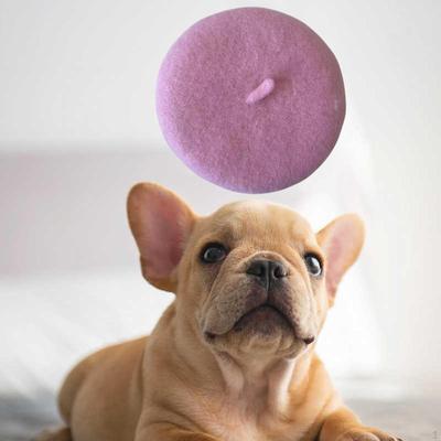 Cat Dog Beret Adjustable Elastic Band Fashion Costume Hair Accessory Comfortable Pet Headwear