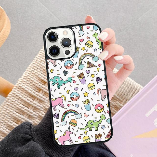 Dinosaur Pattern Phone Case For Apple iPhone 17 Air Pro Max Plus Coque For iPhone 17 Air 14 15 16 13 12 Max Cover
