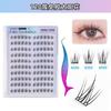Segmented Glue-Free False Eyelashes Natural Fox Eye Look No Formaldehyde Daily Wear