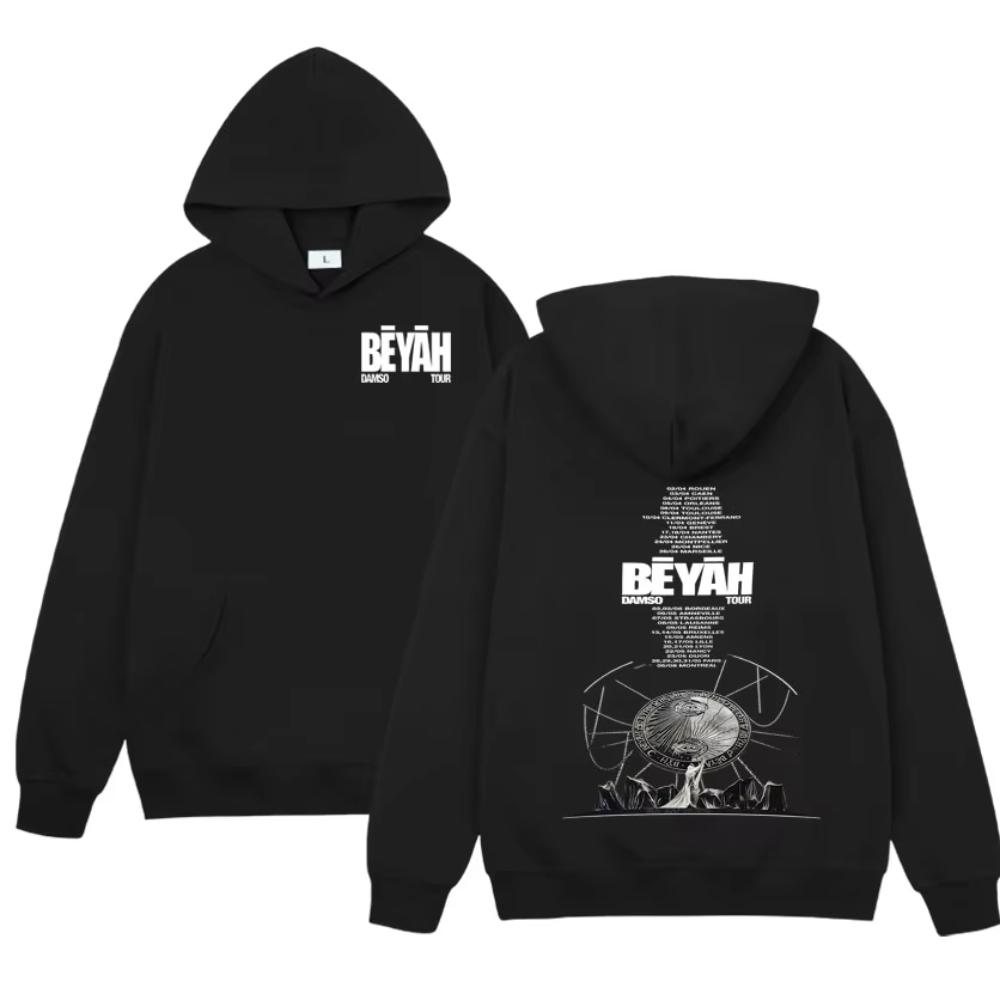 

Singer Damso Tour Beyah Album Harajuku Hoodies Oversized Spring Autumn Clothes Men s Women Clothing S
