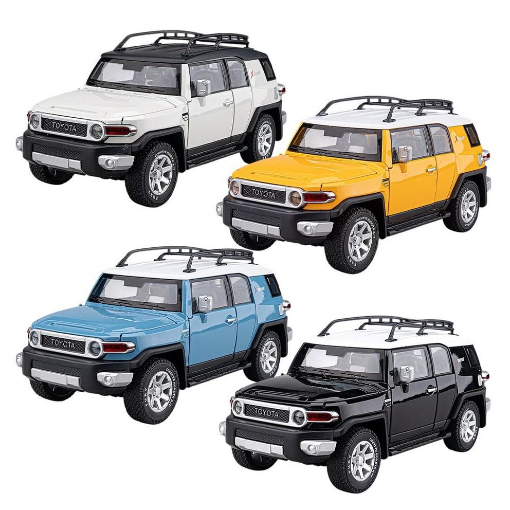 MeinAuto 1:24 Die-Cast-Legierung Toyota FJ Cruiser Modellauto Figur - Schwarz