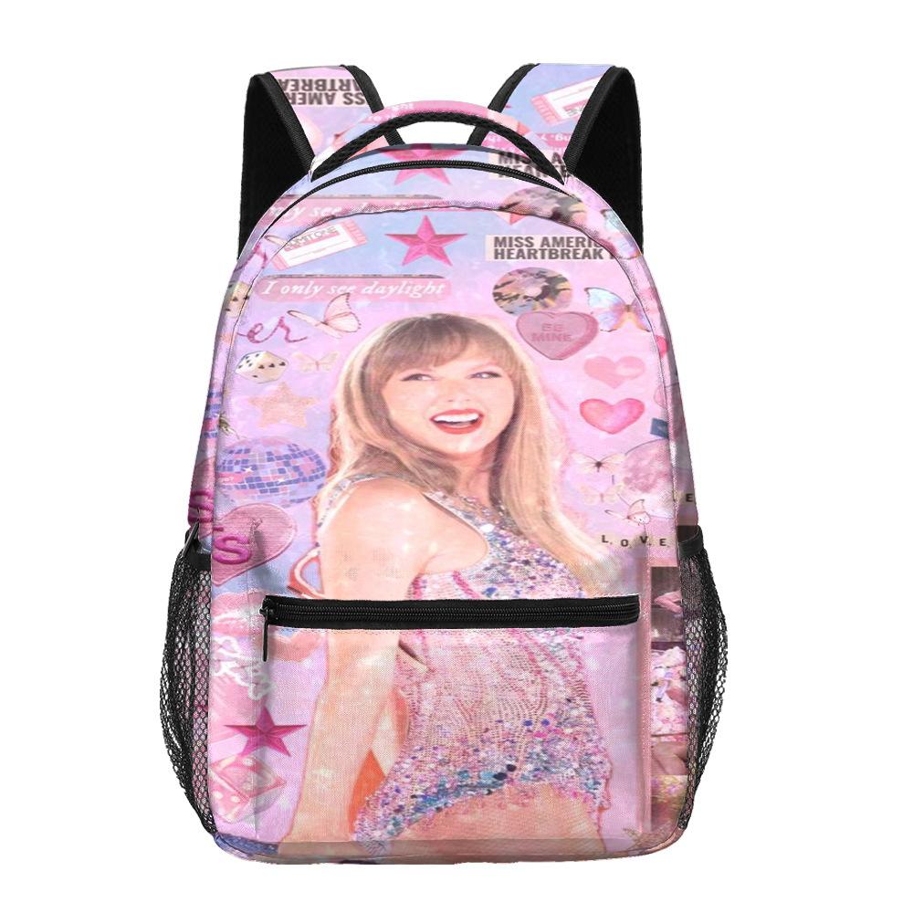 Taylor Swift Grund- und Sekundarschulrucksack, Kinderrucksack, Vollständig bedruckter Rucksack