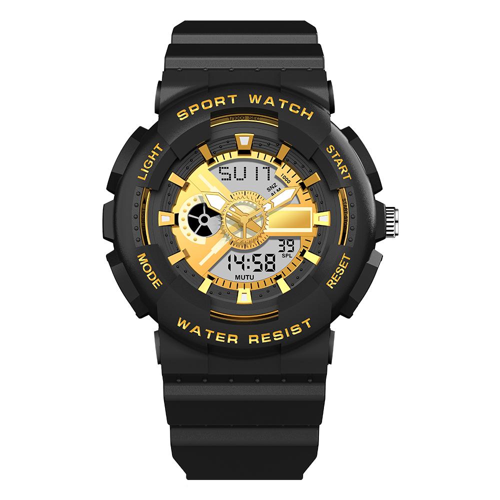 2025 Student Fashion Sports Watch Multifunctional Waterproof Watch Dual Display Electronic Digital Watch