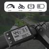 Panou de control bicicletă electrică 24V 36V 48V Afișaj LCD bicicletă electrică Bicicletă electrică