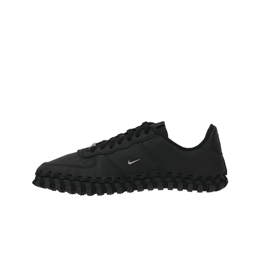 Jacquemus X Nike  J Force 1 Low LX SP Black Women Sneakers Metallic-Silver DR0424-001