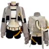 HOLOUN Gachiakuta Anime Riyo Cosplay Kostüm Convention Halloween Weihnachten Stickerei Oberteil Weste Kurzer Rucksack Hüfttasche