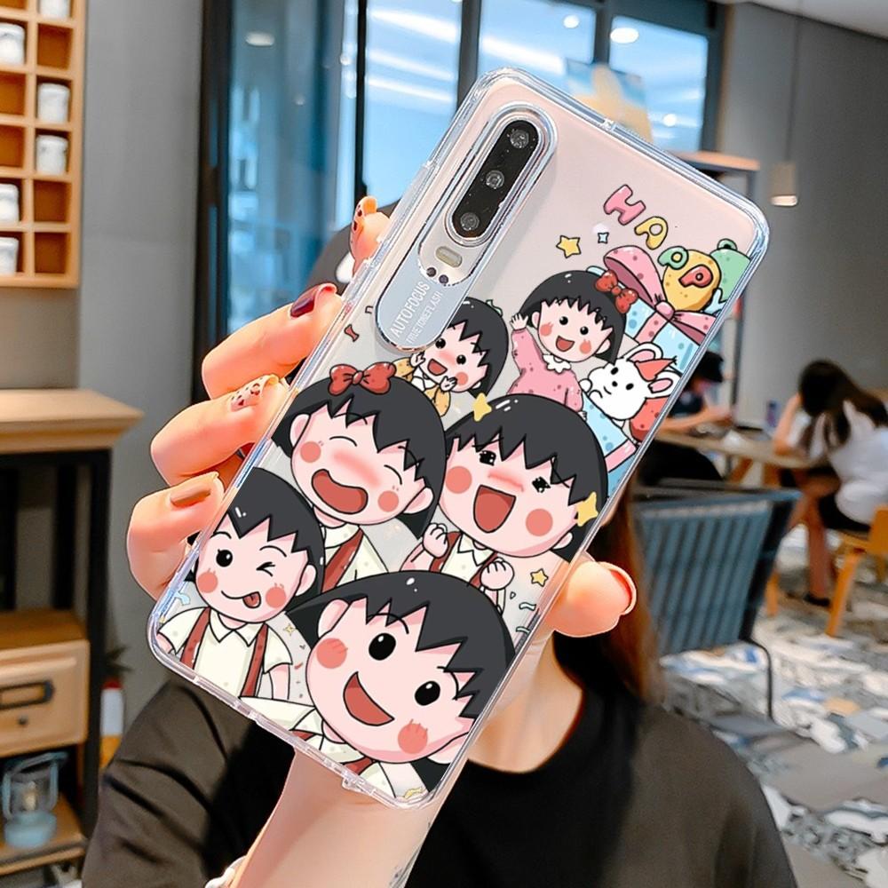 Cartoon Chibimaruko Chan Phone Case for Samsung S10 20 22 23 A10 40 for Xiaomi10 Note10 for Huawei P50 20 Honor60 70