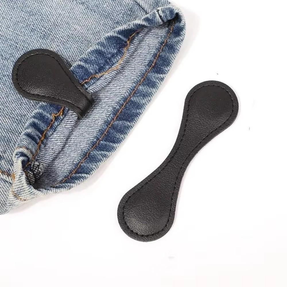 No-Sew Magnetic Hem Clips PU Leather Trouser Leg Clips New Magnetic Sleeve Clips  Cooking Use